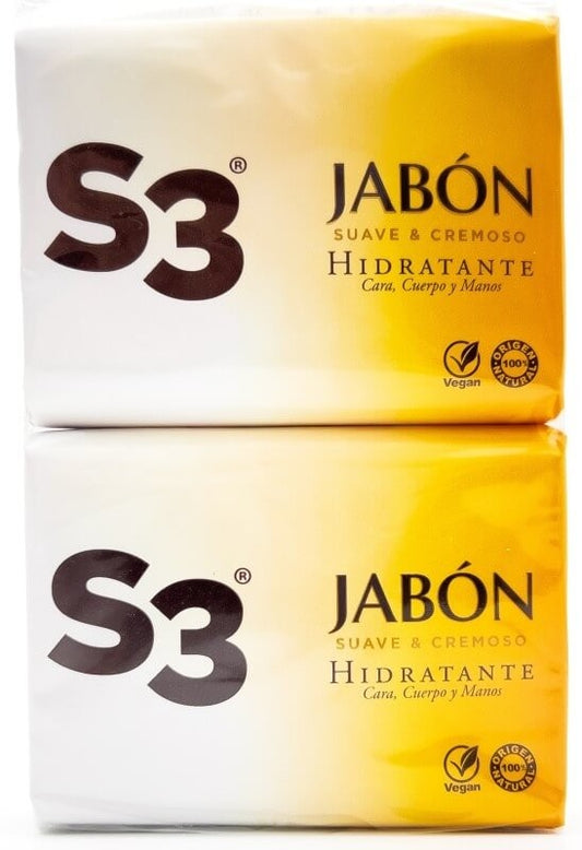 S3 Jabón Hidratante en Pastillas 2 x 125G