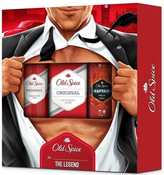 Old Spice Estuche Captain Deo + Ma + Gel 50
