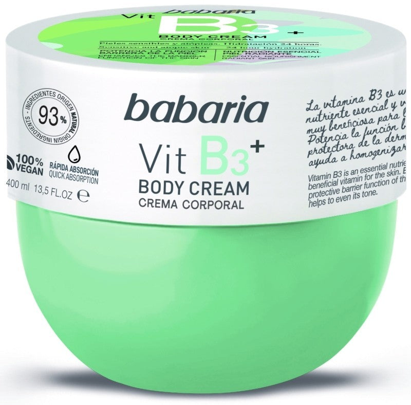 Babaria Vit B3 + Crema Corporal 400 Ml