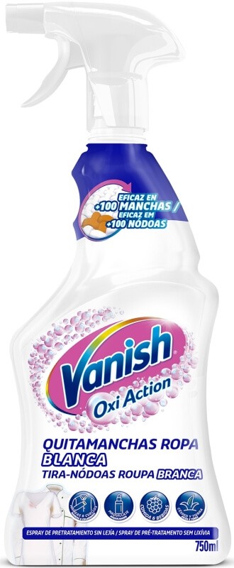 Vanish Oxi Action Quitamanchas Ropa Blanca 750 Ml