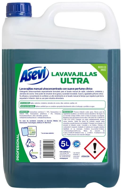 Asevi Lavavajillas Profesional Ultra 5L