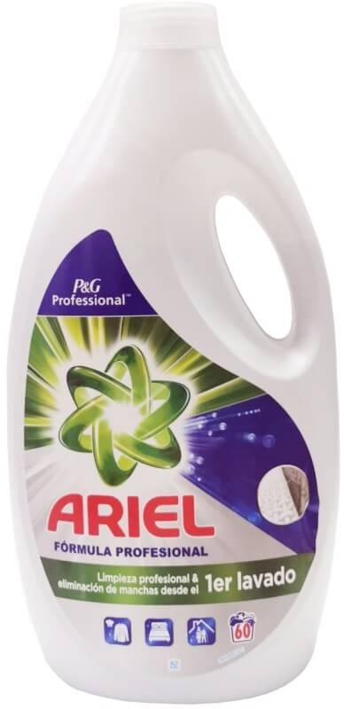 Ariel Fórmula Profesional Detergente Líquido 60 Lavados - Limpieza Impecable desde el Primer Lavado