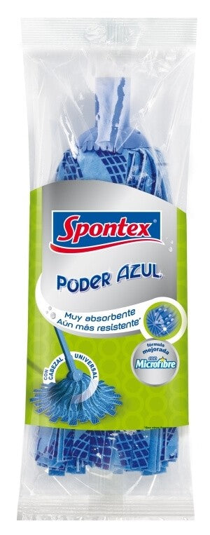 Spontex Fregona Tiras Poder Azul