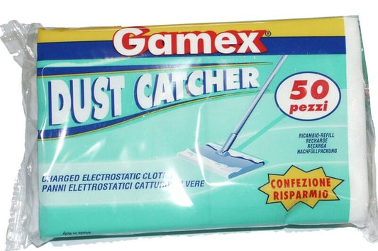Gamex Dust Catcher Recambio Mopa Grande 50 Unidades – Limpieza Eficiente y Sin Esfuerzo