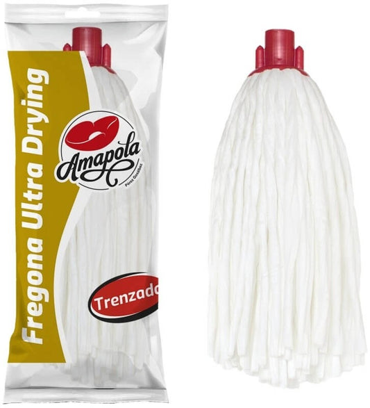 Amapola Fregona Trenzada Profesional