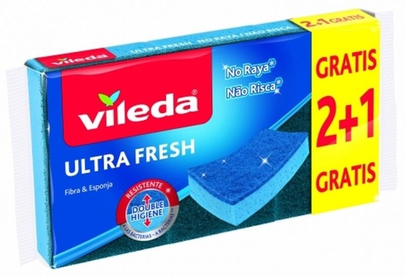 Vileda Ultra Fresh Esponja 2 + 1 Und