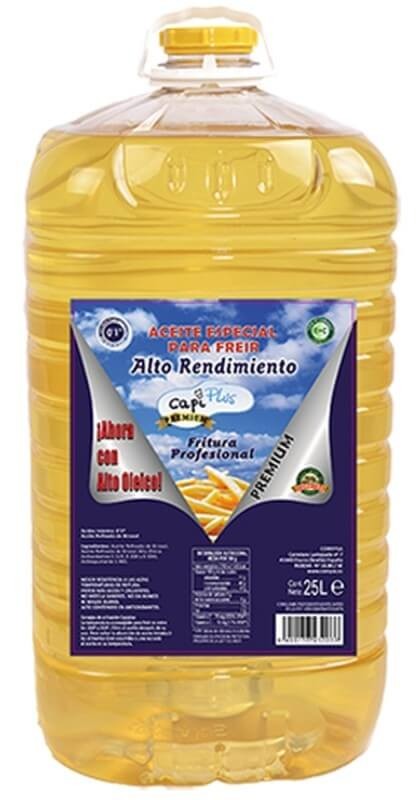 Capiplus Aceite Vegetal para Freir Alto Rendimento 25 L