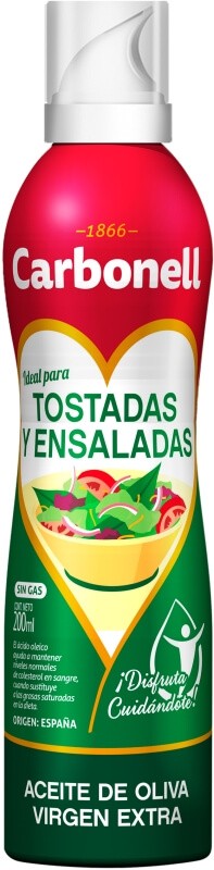 Carbonell Tostadas y Ensaladas Aceite de Oliva Virgen Extra 200 Ml