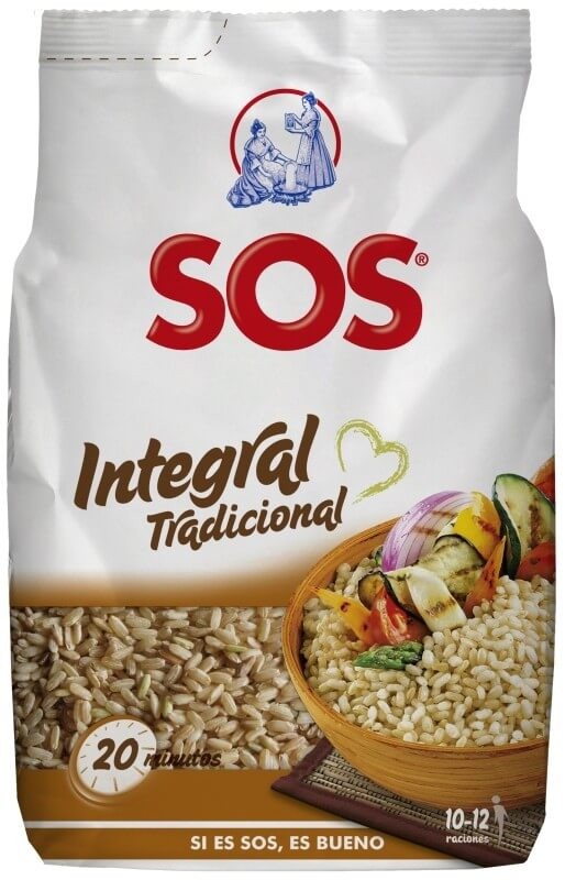 SOS Arroz Integral PTE 1 Kg