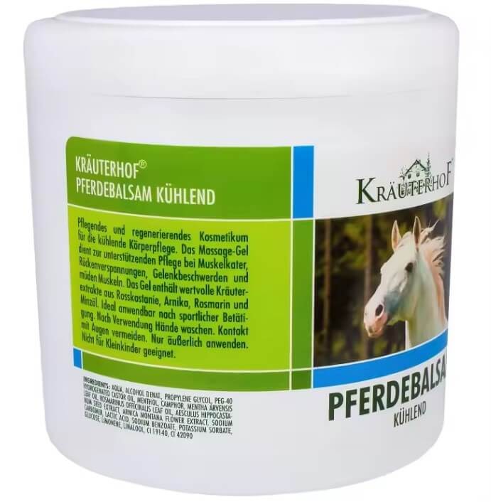 Kräuterhof Pferdebalsam Bálsamo de Caballo 500 ml - Alivio Muscular y Articular