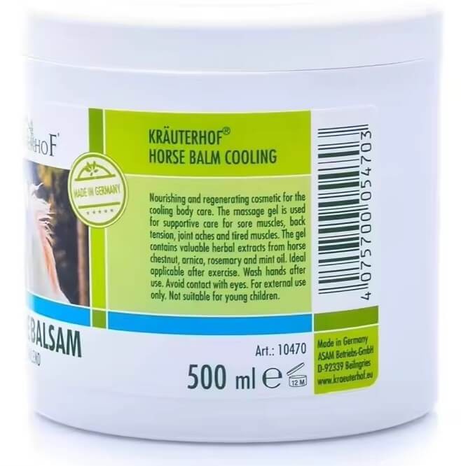 Kräuterhof Pferdebalsam Bálsamo de Caballo 500 ml - Alivio Muscular y Articular