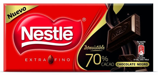 Nestlé Extrafino Negro 70% Cacao 120 Gr