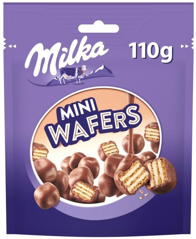 Milka Mini Wafers 110 Gr