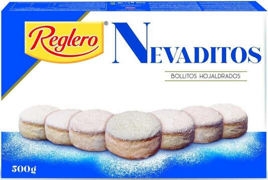 Reglero Pastas Nevaditos 500 g - Deliciosas Pastas con un Toque de Azúcar