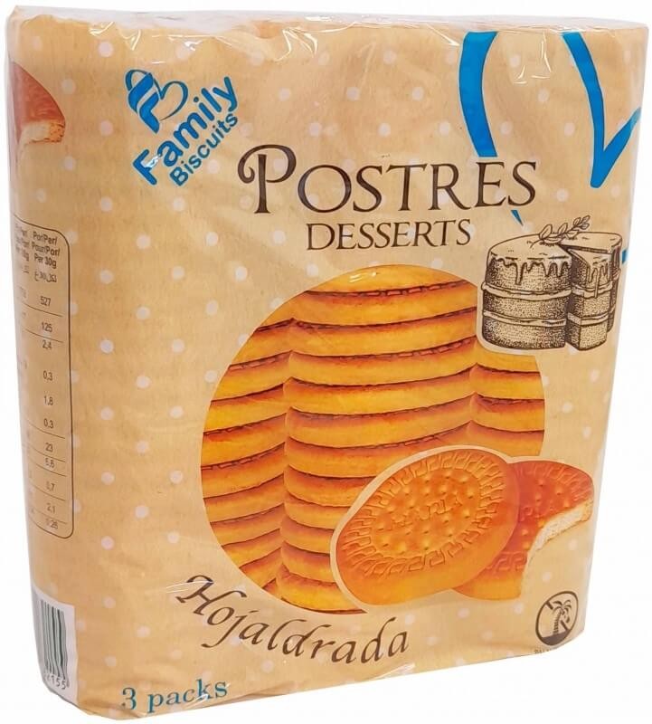 Family Galleta Postres Desserts Jaldrada 3 x 160 Gr