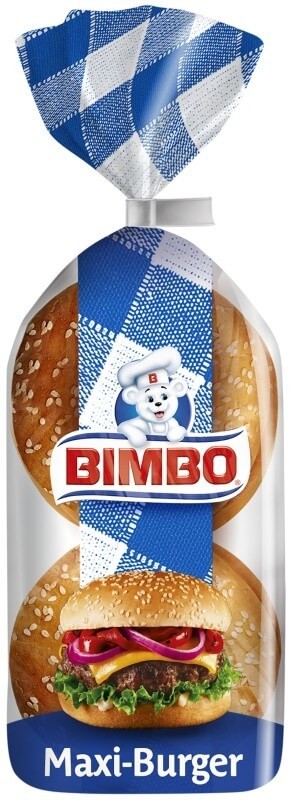 Bimbo Pan Burguer Maxi 4 Und 300 Gr