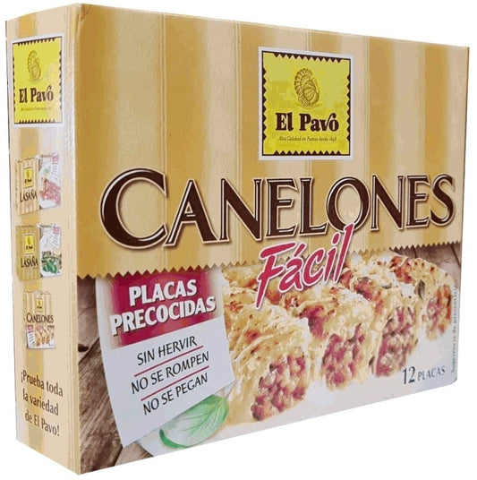 El Pavó Canelones Fácil 80G – Placas Precocidas para Recetas Rápidas y Sabrosas