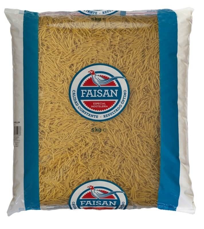 Faisan Pasta Fideo Grueso 5 Kg