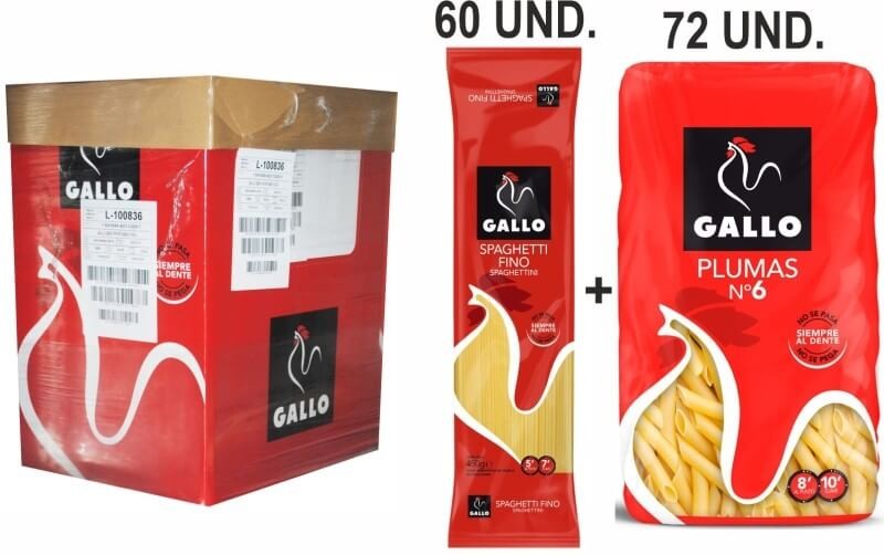 Gallo Lote Pluma nº 6 Spaghetti 132 Und 650836