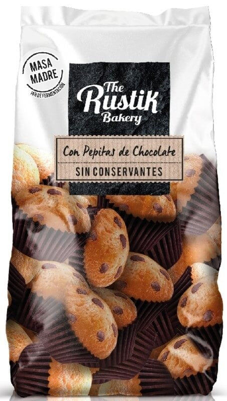 The Rustik Bakery Magdalenas con Pepitas de Chocolate 190G