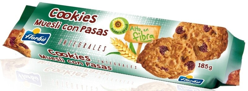Florbú Cookies Burgaresa Pasas Integral 185 Gr