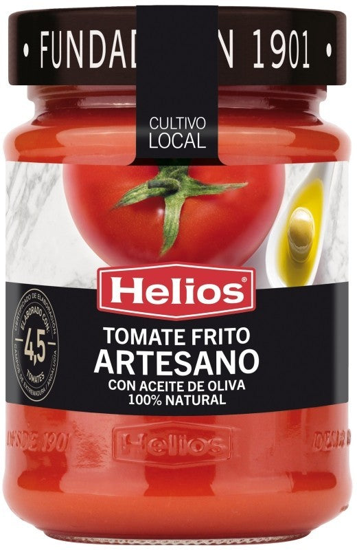 Helios Tomate Frito Artesano con Aceite de Oliva 300g – Sabor Tradicional 100% Natural