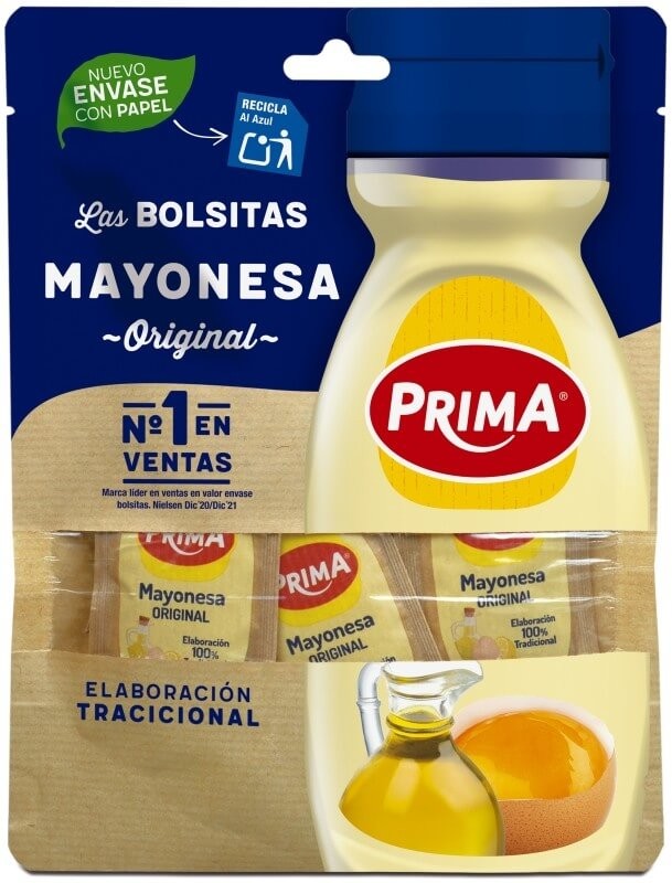 Prima Mayonesa Bolsa 12 SB 10 Ml