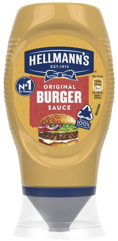 Hellmann's Salsa Bte Burguer 250 ML