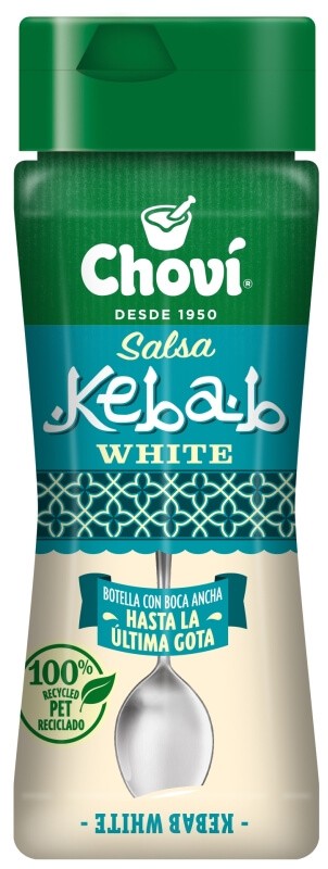Choví Salsa Kebab White 250 g - Auténtico Sabor para tus Platos de Inspiración Árabe