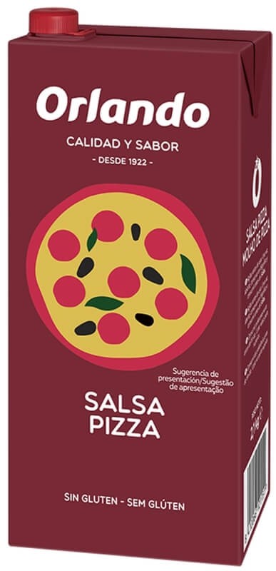 Orlando Salsa Pizza 2,1 kg – Auténtico Sabor para tus Recetas Italianas