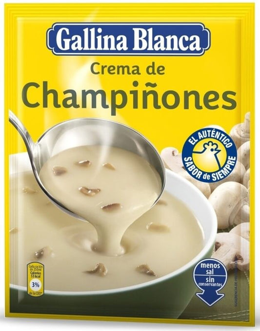 Gallina Blanca Crema de Champiñones 62G - Deliciosa y Fácil de Preparar