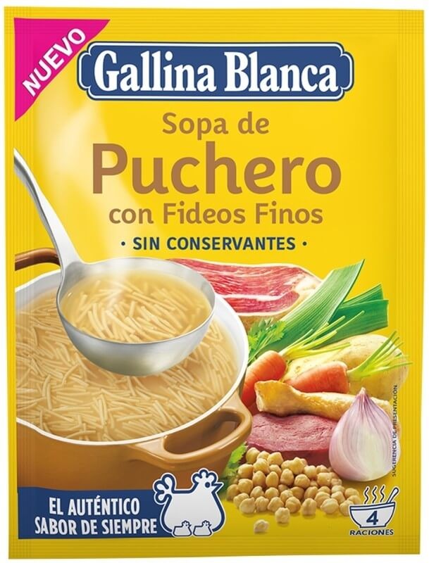 Gallina Blanca Sopa de Puchero 72G – Sabor Casero y Reconfortante