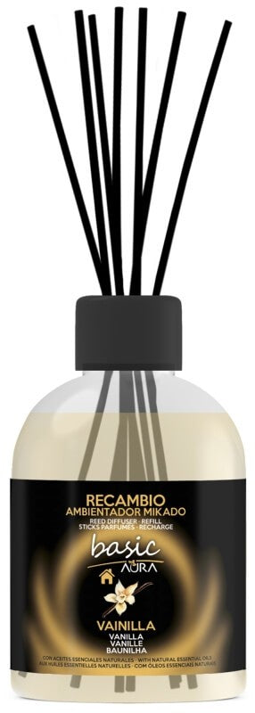 Aura Recambio Ambientador Mikado Basic Vainilla 500 Ml