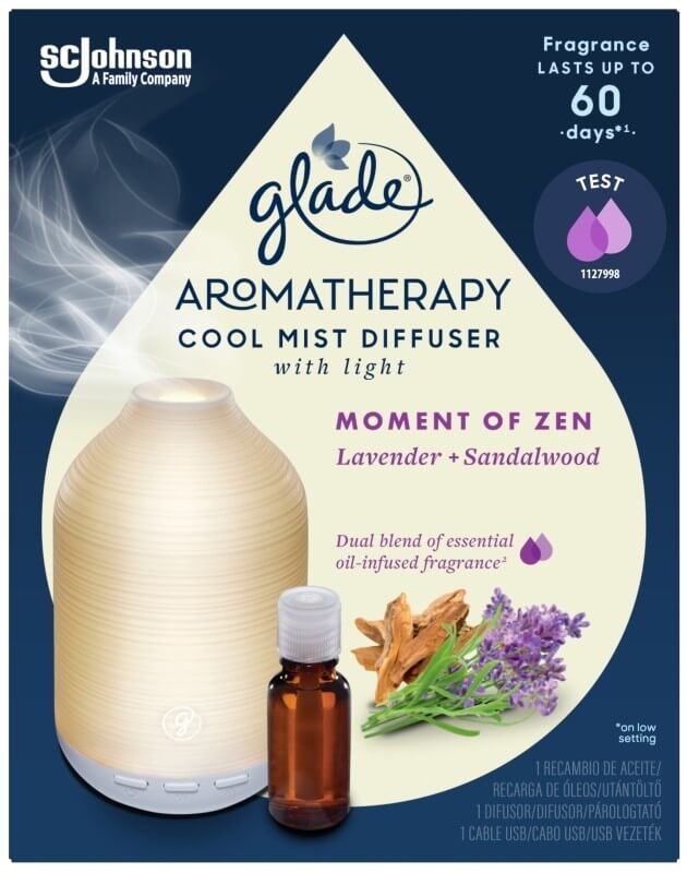 Glade Ambientador Aromatherapy Dif + Rec Zen