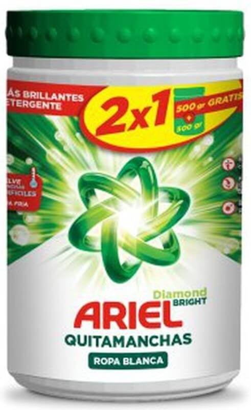 Ariel Diamond Bright Quitamanchas Ropa Blanca 500+500G