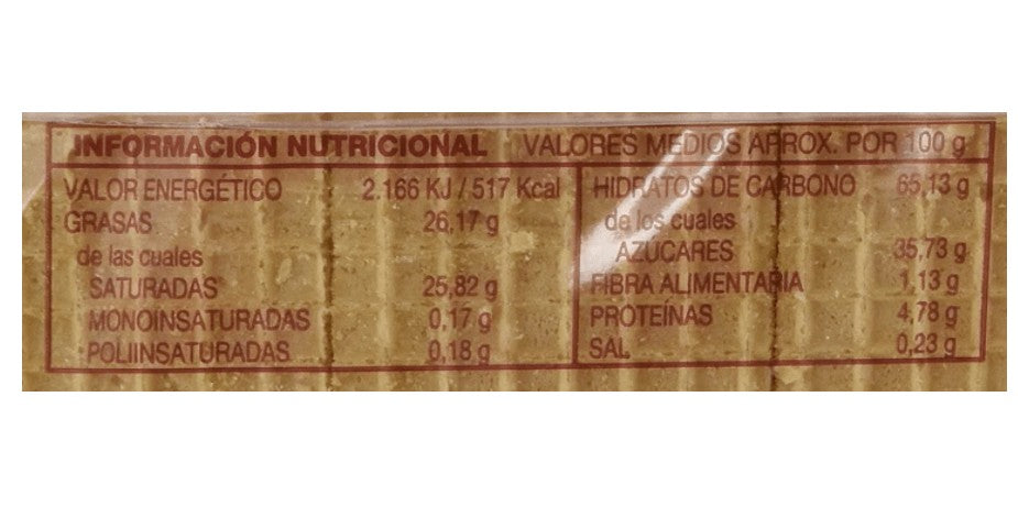 Coral Boer Boer Nata Galletas Rellenas 330G