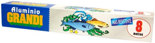 Grandi Papel de Aluminio 8M
