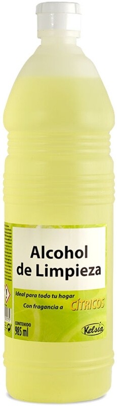Kelsia Alcohol de Limpieza con Fragancia a Cítricos 985 ml