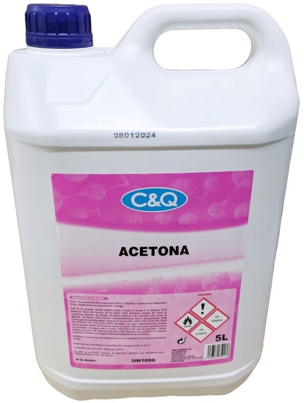 C&Q Acetona Pura Profesional 5L