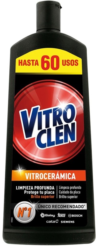 Vitroclen Limpieza Profunda para Vitrocerámicas 420 ml – Brillo y Protección en Cada Uso