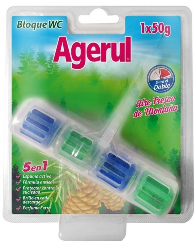 Agerul Bloque Wc Montaña 5 en 1 50 Gr