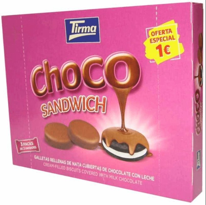 Tirma Choco Sandwich 120 gr