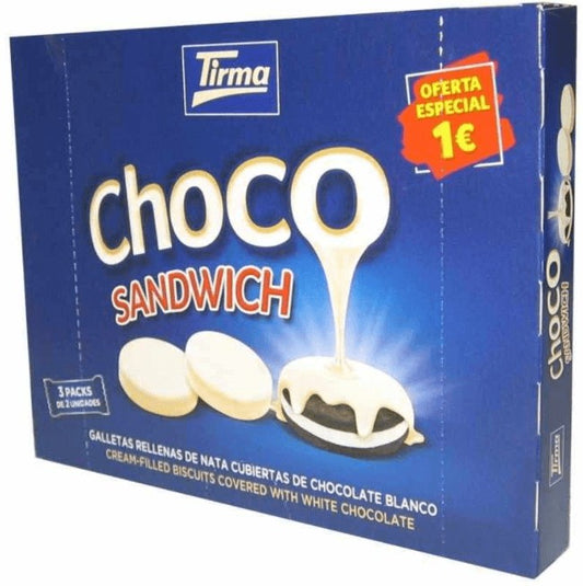 Tirma Choco Sandwich Blanco 120 gr