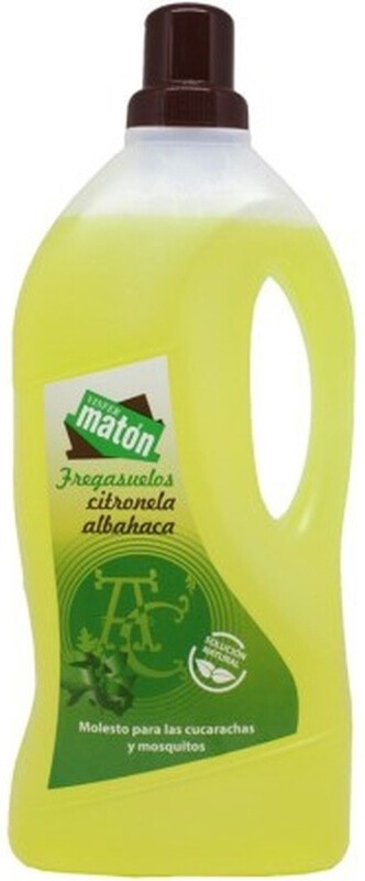 Vinfer Matón Fregasuelos Citronela y Albahaca 1L – Limpieza Impecable con Acción Repelente Natural