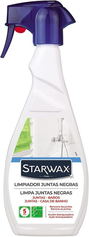 Starwax Limpiador de Juntas Negras 500 ml - Limpiajuntas para Renovación y Blancura en tu Hogar