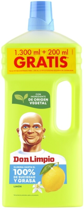 Don Limpio Grasa Limón 1,500 Ml