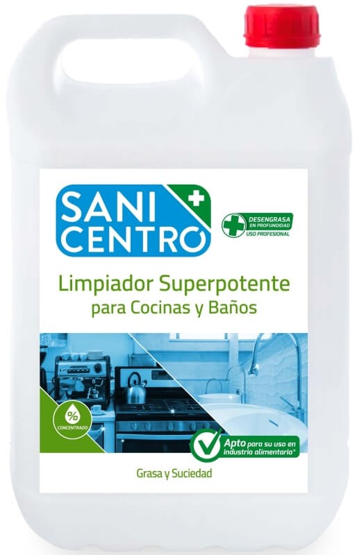 Sanicentro Limpiador Superpotente para Cocinas y Baños 5 L