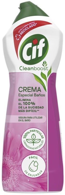 Cif Crema Especial Baños Cleanboost 650 ml