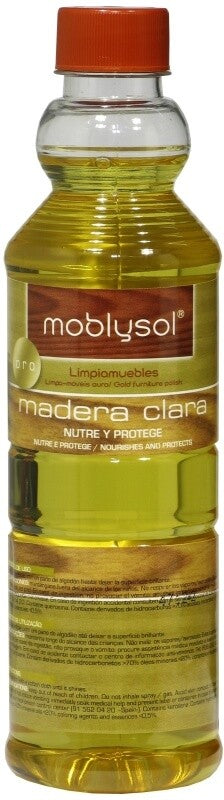 Moblysol Limpiamueble Madera Clara Amarillo 500 ml