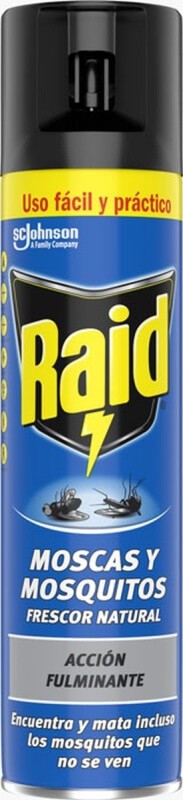 Raid Insecticida Moscas y Mosquitos 400 ml